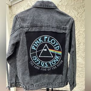 Pink Floyd Black Denim Jacket